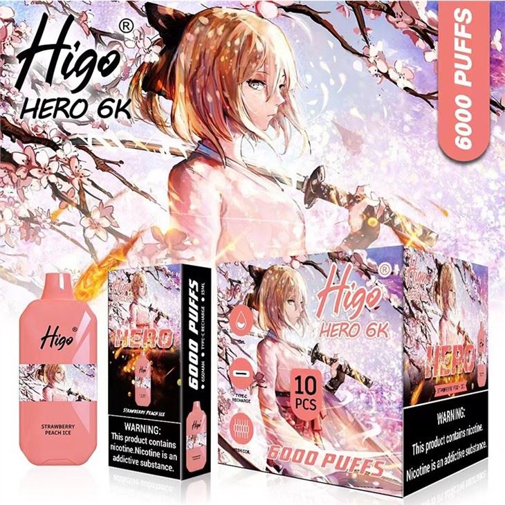 Higo HERO 6000 Electronic Cigarette disposable vape