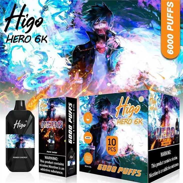Higo HERO 6000 Electronic Cigarette disposable vape 4