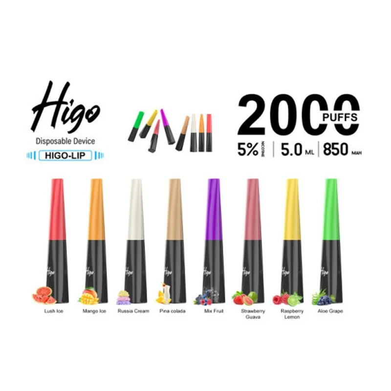 Higo Lip 2000 Vape tafladwy