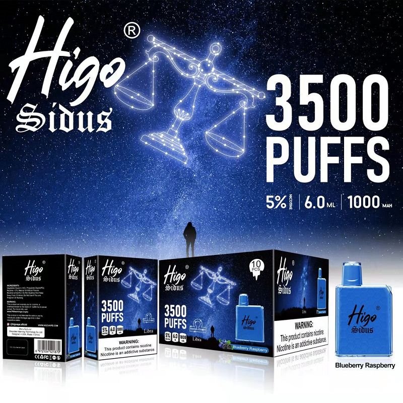 Higo Sious 3500 Pw Vape tafladwy