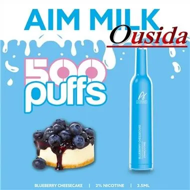 Llaeth Anelu 500 Pw Fâp Electronig tafladwy Sigaréts