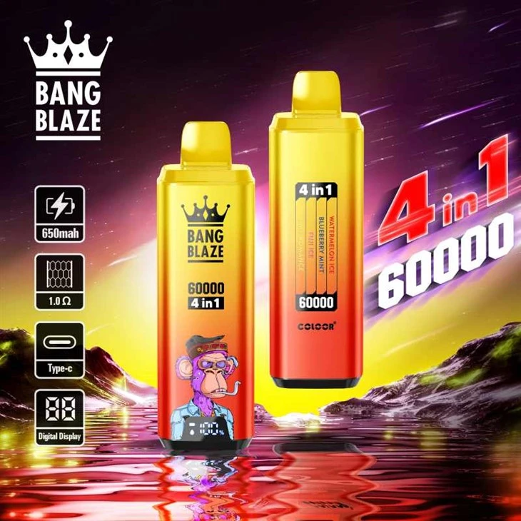 Bang Blaze 60000 4 mewn 1 flas vapes
