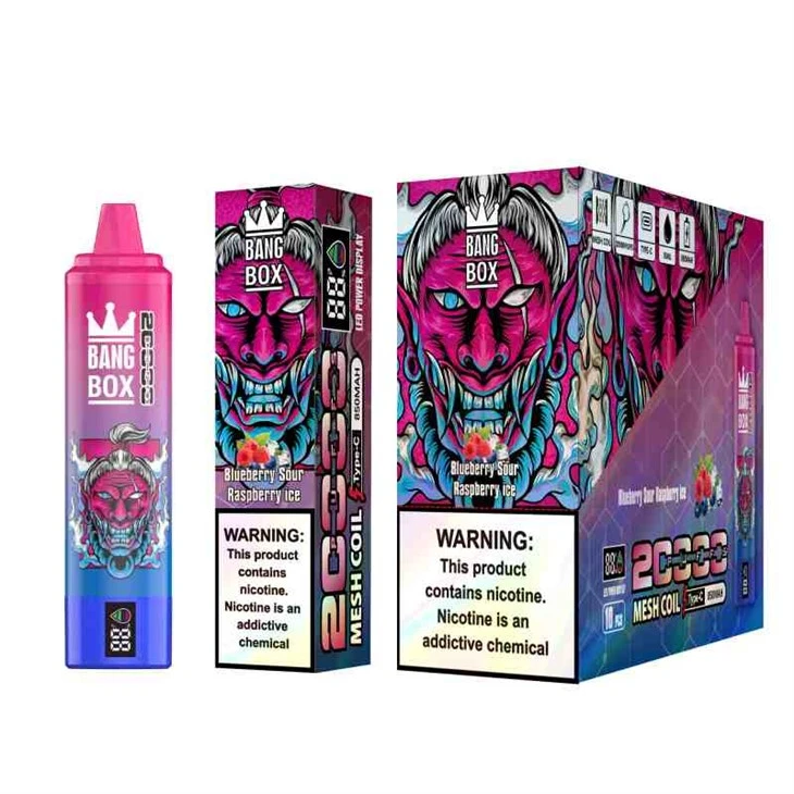 Blwch Bang 20000 Pâl Vape tafladwy
