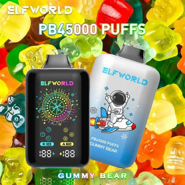 Elfworld pb45000 vape rheoli nic iâ