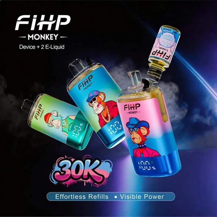 FIHP MONKEY 30000 Pwff y gellir eu hail-lenwi TPD