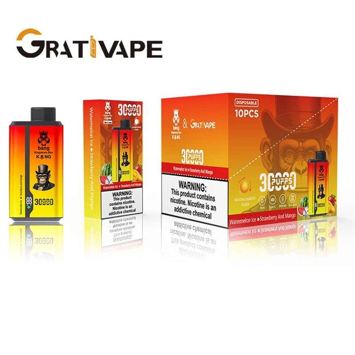 Teyrnasoedd Bang Grivape Rex King 30000 Puffs