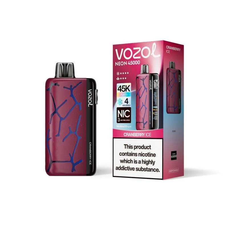 CRANBERRY ICEVozol NEON 45000 CRANBERRY ICEVozol NEON 45000