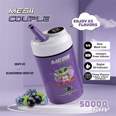 Cwpl mesii 50000 pwffs blas dwbl