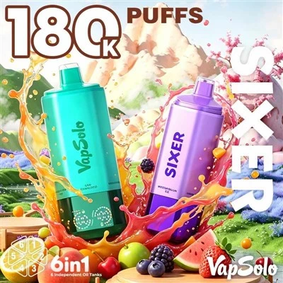 Vapsolo Sixer 180K Pwff Vape