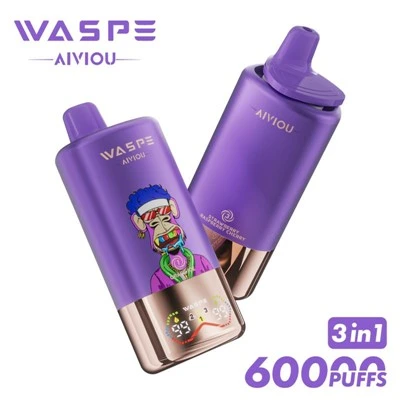 Waspe aiviou 60000 pwffiau blas triphlyg