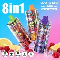 Waspe Crystal 8 yn 1 180K Puffs