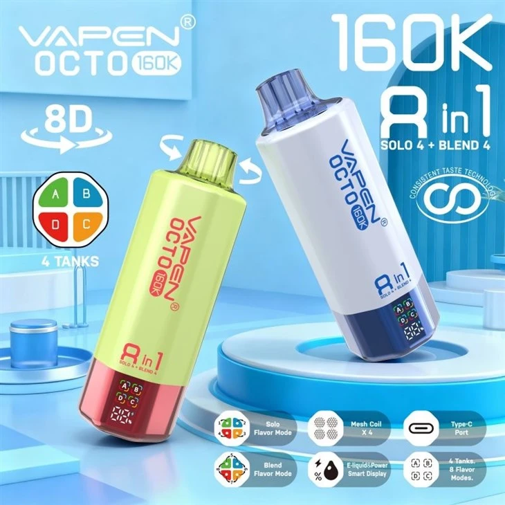 VAPEN OCTO 8in1 160K Puffs best