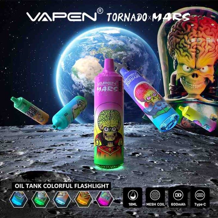 VAPEN TORNADO MARS 9000 Vape tafladwy