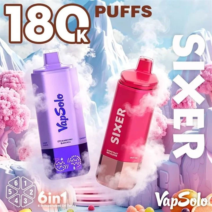 Vapsolo Sixer 180K Puffs factory